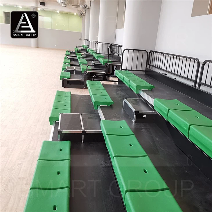 Customized Seating Retractable Bleachers For Stadium