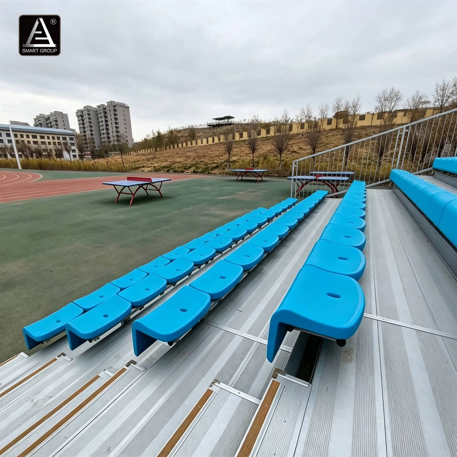 Aluminum Alloy Grandstand Project at Xinjiang Arts University Aluminum Alloy Grandstand Project at Xinjiang Arts University