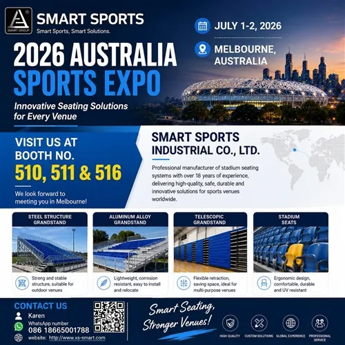 Guangzhou Smart Sports To Showcase Innovative Seating Solutions At The 2026 Australian Sports Show