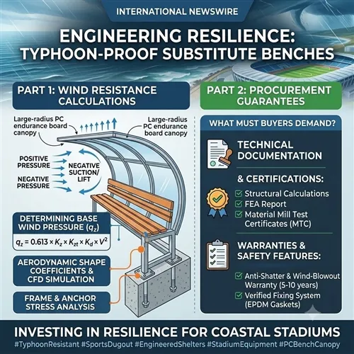 Engineering Resilience: How Typhoon-Proof Substitute Benches With Large-Radius PC Canopies Are De...