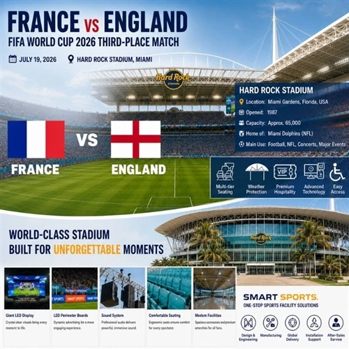 France Vs England At FIFA World Cup 2026 Third-Place Match: Hard Rock Stadium Showcases The Futur...