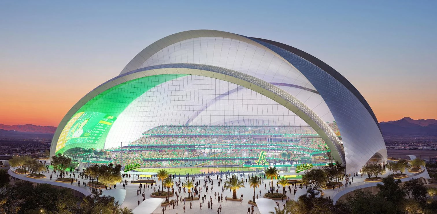 BIG + HNTB Advance the Las Vegas A's Ballpark Project: New Opportunities for Stadium Structures and Grandstand Systems BIG + HNTB Advance the Las Vegas A's Ballpark Project: New Opportunities for Stadium Structures and Grandstand Systems