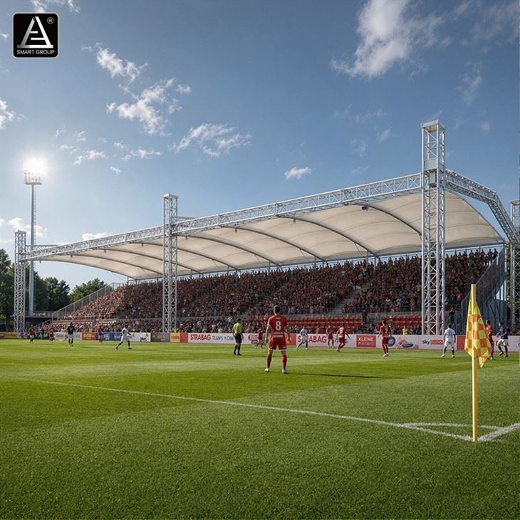 Outdoor Temporary Roofed Grandstand Seating