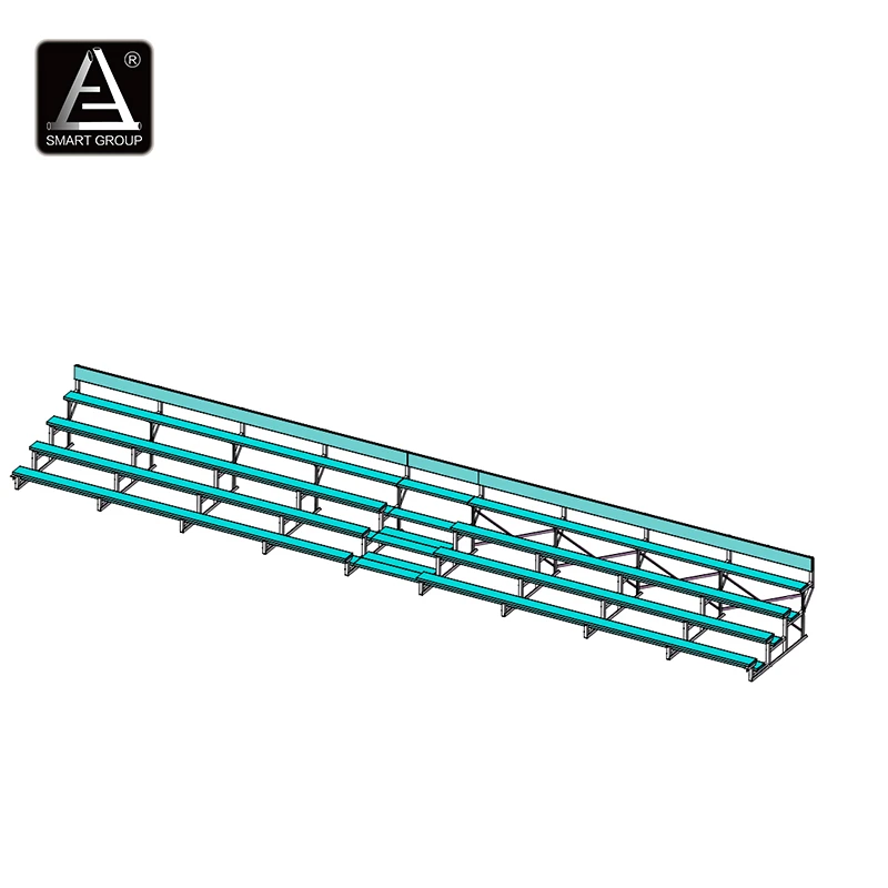 Aluminum Bleacher with Steel Structure Canopy Aluminum Bleacher with Steel Structure Canopy