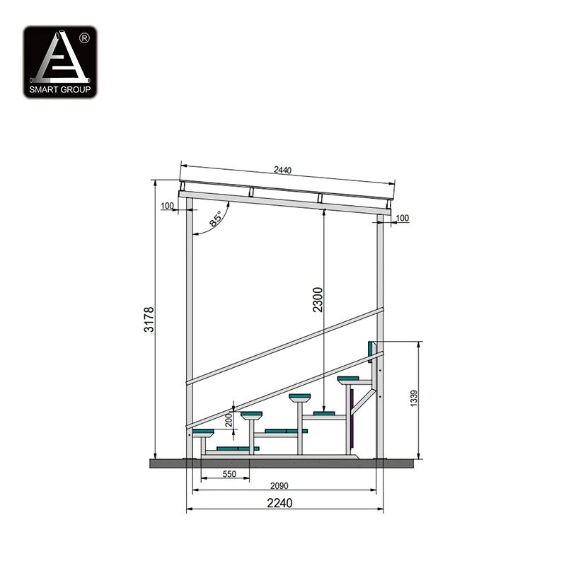 Aluminum Bleacher with Steel Structure Canopy Aluminum Bleacher with Steel Structure Canopy