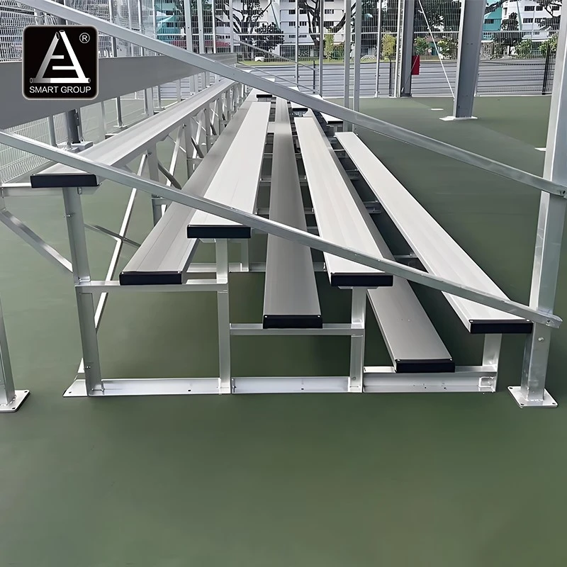 Aluminum Bleacher with Steel Structure Canopy Aluminum Bleacher with Steel Structure Canopy