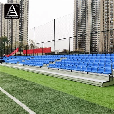 Elevated Aluminum Bleachers for Outdoor Football Field