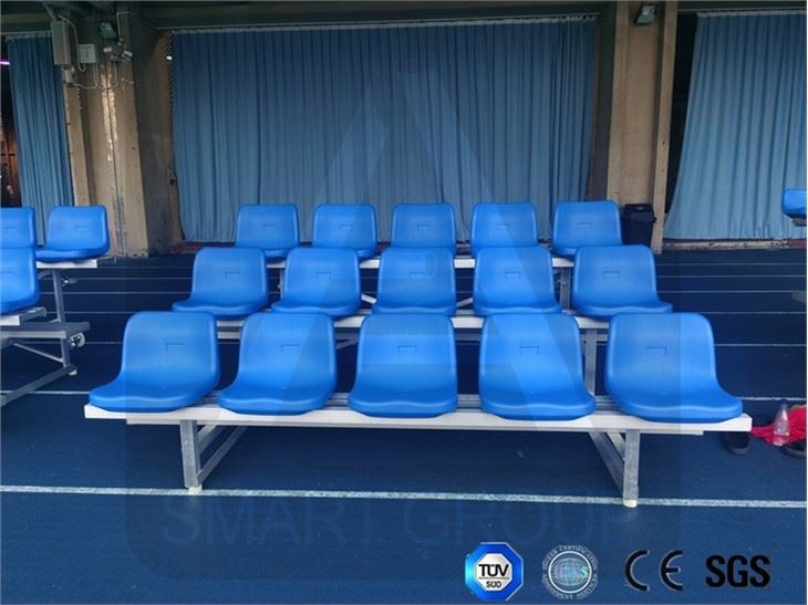 3 Rows Movable Aluminum Bleachers