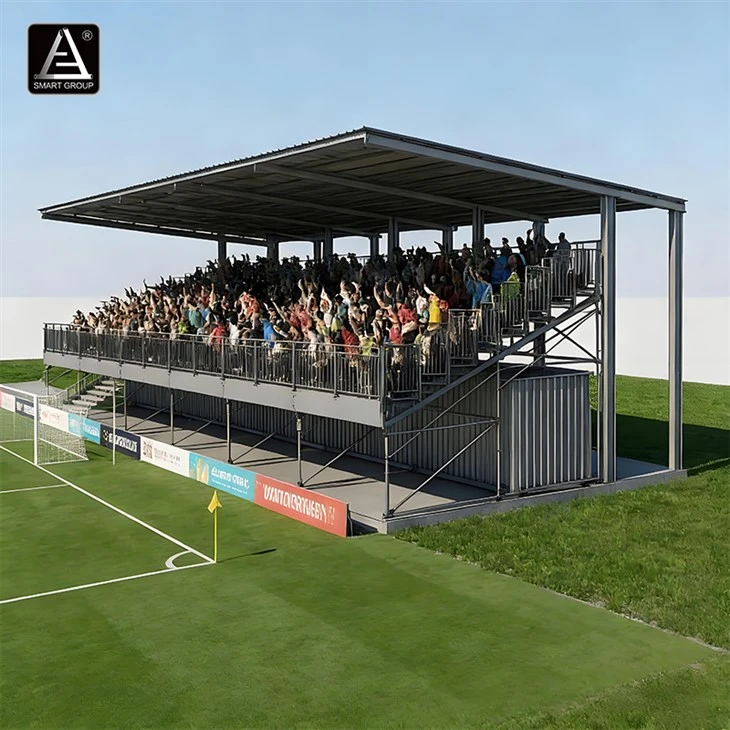 Stadium Steel Structure Grandstand with VIP Rooms suppliers